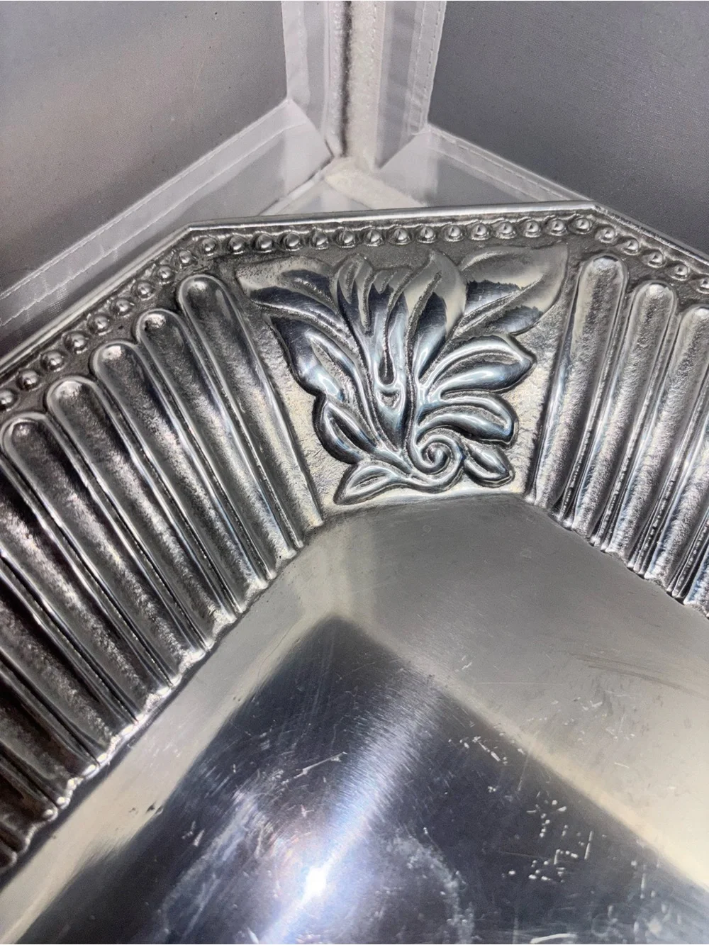 Lenox Butler's Pantry 14.5 Inch Square Aluminum Serving Platter Tray